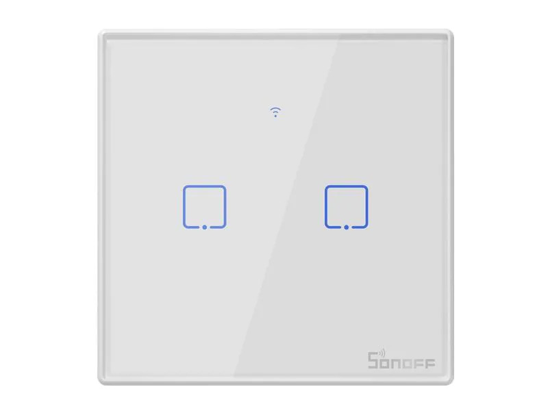 SONOFF Lichtschalter T2EU2C-TX WiFi-RF, 2-fach