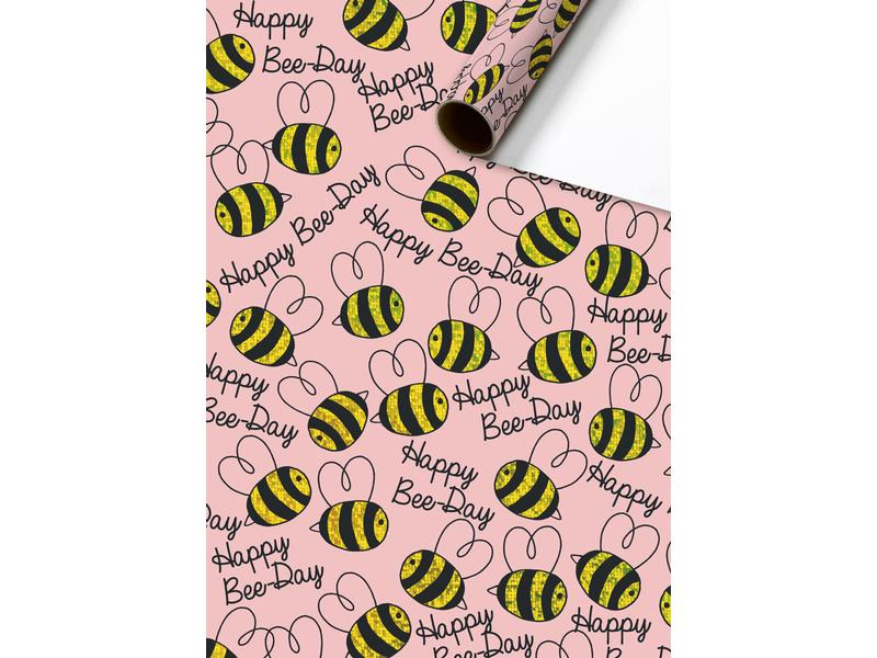 Stewo Geschenkpapier Bee 76 g/m², Mehrfarbig, 70 cm x 1.5 m