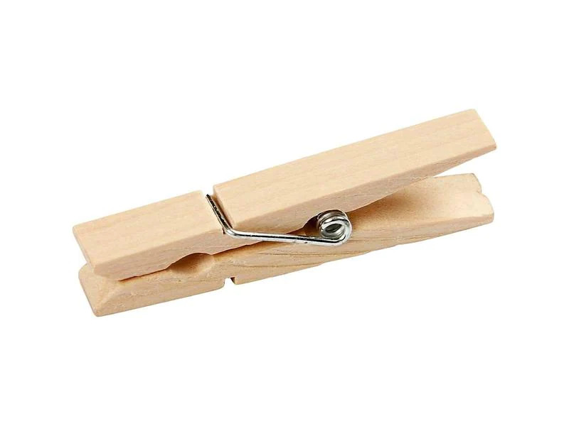 Creativ Company Holzartikel Wäscheklammer 50 Stück