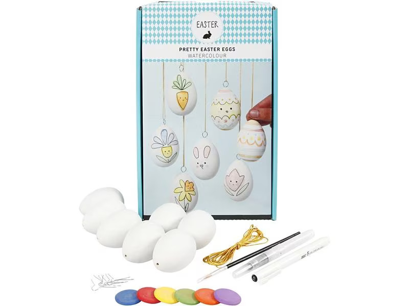 Creativ Company Bastelset Pretty Easter Egg 7-teilig