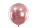 Partydeco Luftballon Rund Glossy 60 cm, Rosegold