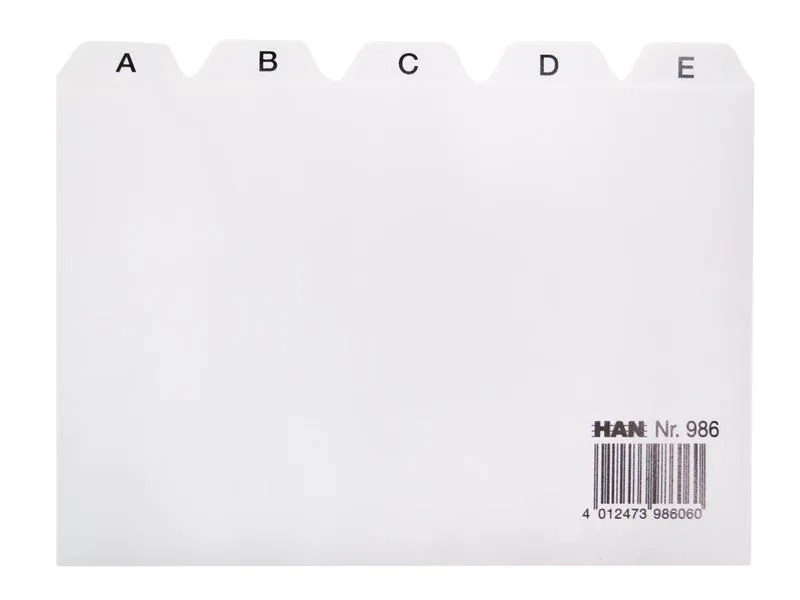 HAN Register A-Z, A6 quer