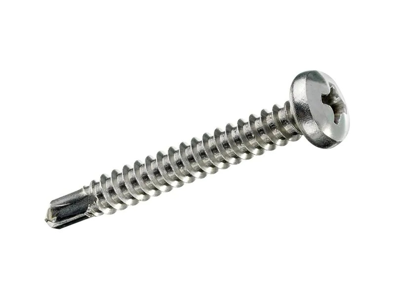 Krafter Selbstbohrschrauben Linsenkopf 4.2 x 19 mm Edelstahl, 10x