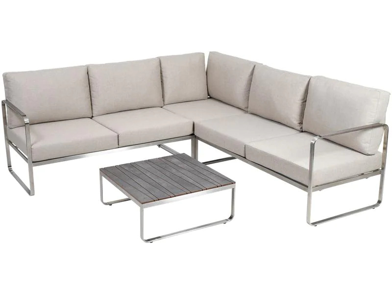 Greemotion Loungeset Sydney, Beige, 4 Sitzplätze
