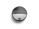 Philips myGarden Wandleuchte Yarrow, 600 lm, Schwarz + Sensor