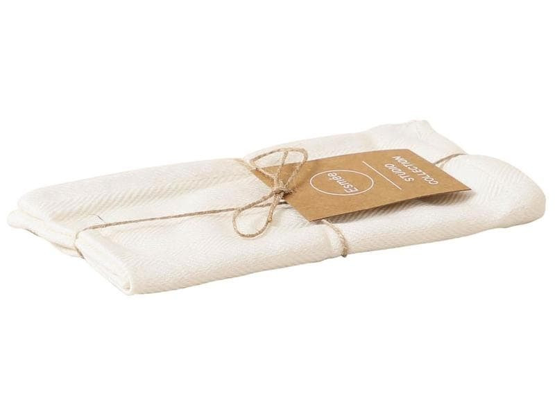 Esmée Stoffserviette 45 cm x 45 cm, 1 Stück, Crème