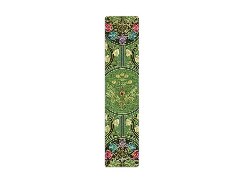 Paperblanks Lesezeichen Blühende Poesie Grün