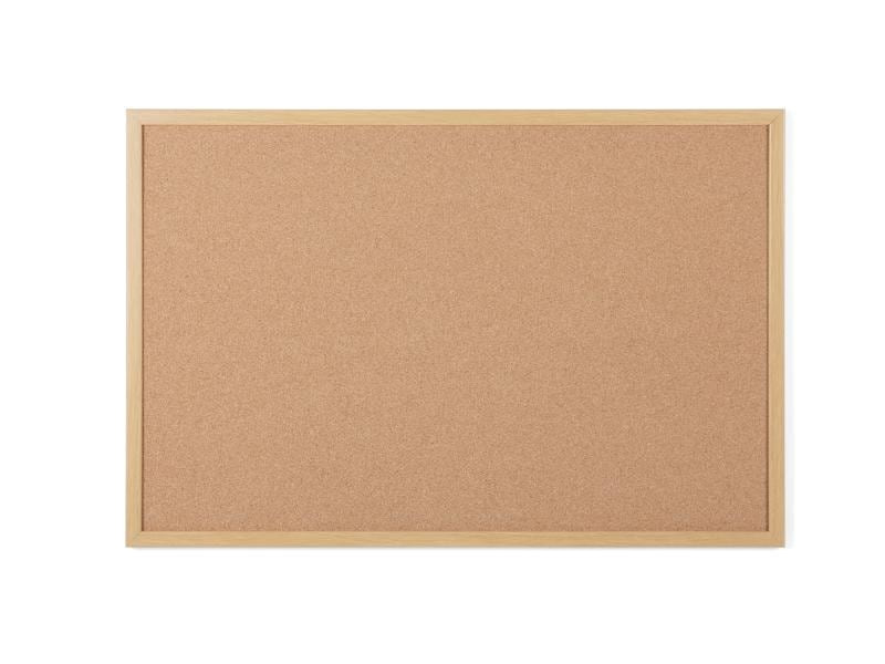 Bi-Office Pinnwand 60 cm x 45 cm, Braun