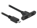 Delock USB 2.0-Kabel Micro-USB B - Micro-USB B 1 m