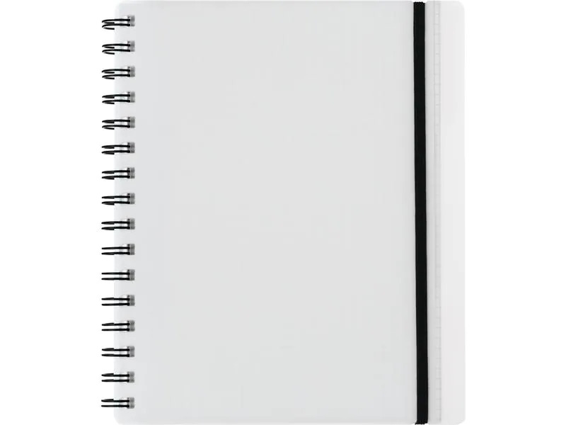 Kolma Notizheft Easy A5, Kariert, Transparent