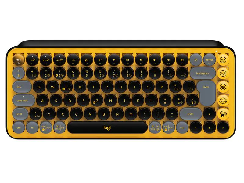 Logitech Tastatur POP Keys Blast Yellow