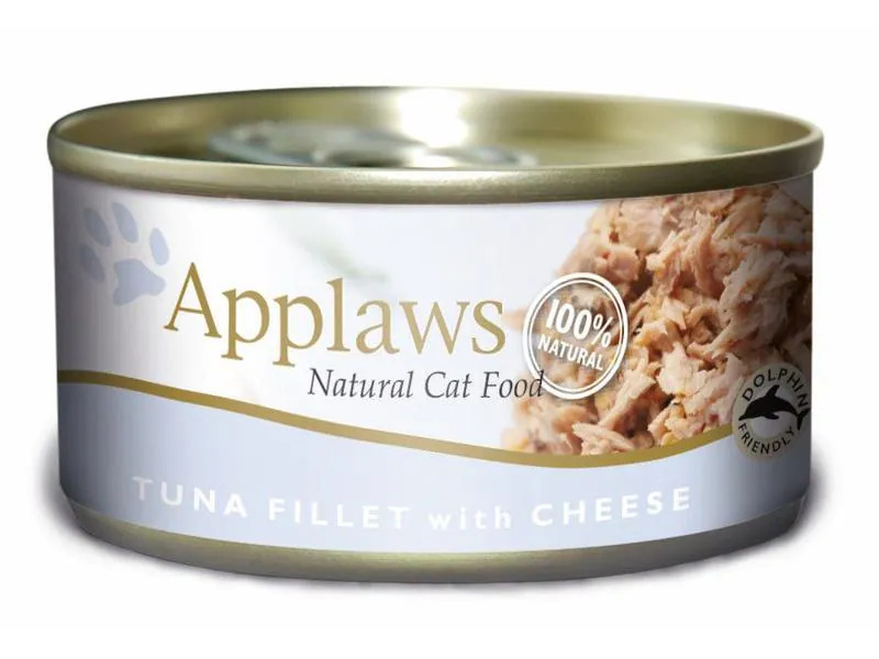 Applaws Nassfutter Dose Thunfischfilet &amp; Käse in Brühe, 156 g