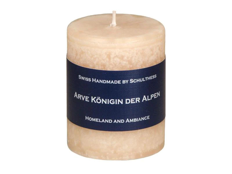 Schulthess Kerzen Duftkerze Arve Königin der Alpen 8 cm