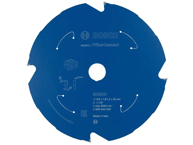 Bosch Professional Kreissägeblatt Expert for Fibre Cement Ø 165, Z 4
