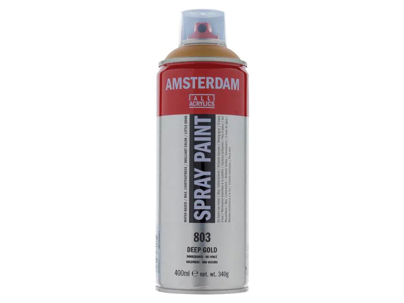 Amsterdam Acrylspray  803 Goldfarbe halbdeckend 400 ml
