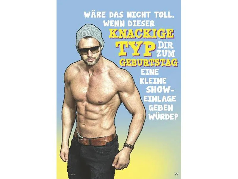 Depesche Musikkarte beweglich Knackiger Typ