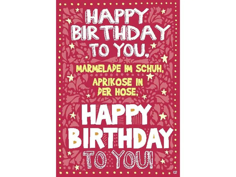 Depesche Musikkarte beweglich Happy Birthday to you
