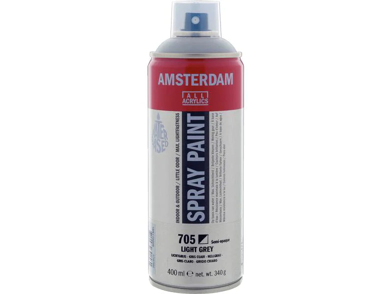 Amsterdam Acrylspray  705 Silber halbdeckend 400 ml