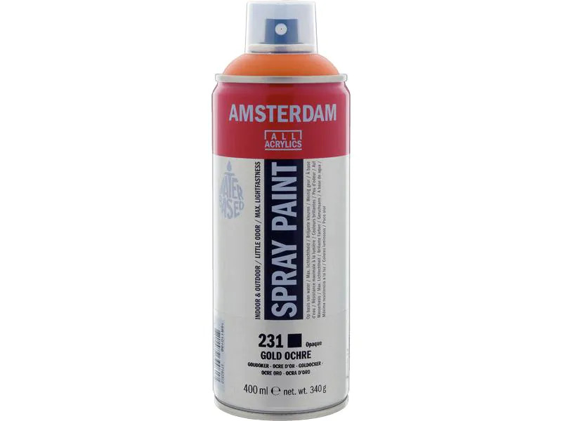 Amsterdam Acrylspray  231 Gold ocker deckend, 400 ml 400 ml, Gold