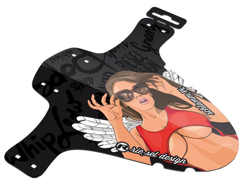 Riesel Design Spritzschutz mit Verpackung/Kabelbinder