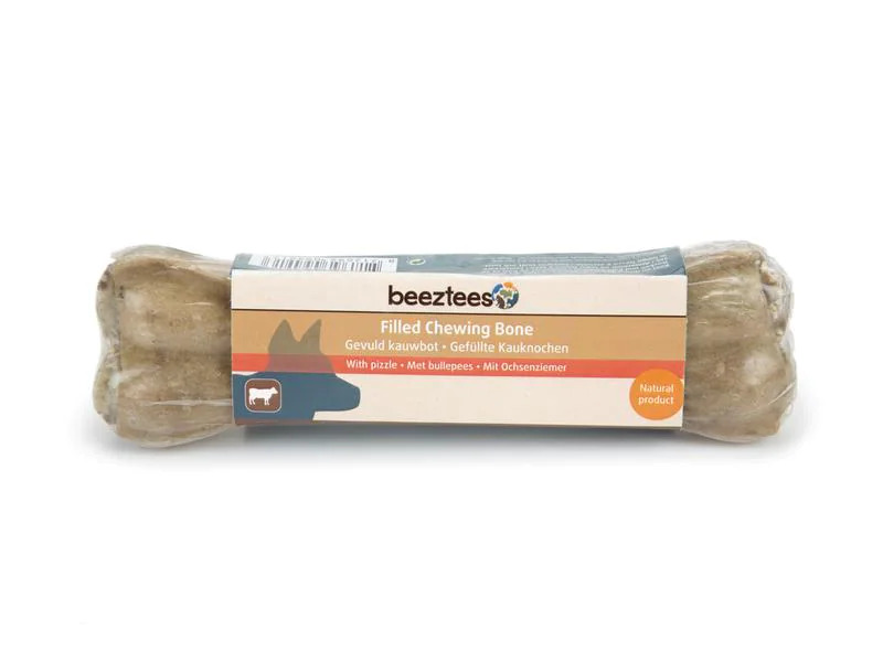 Beeztees Kausnack Knochen Ochsenziemer 15 cm, 1 Stück