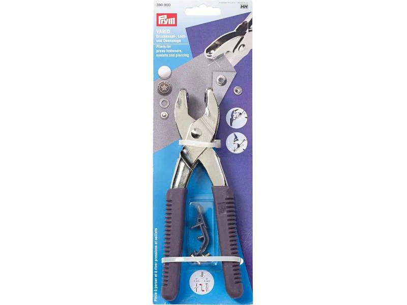 Prym Vario-Zange 19,5 cm, mit Lochwerkzeugen