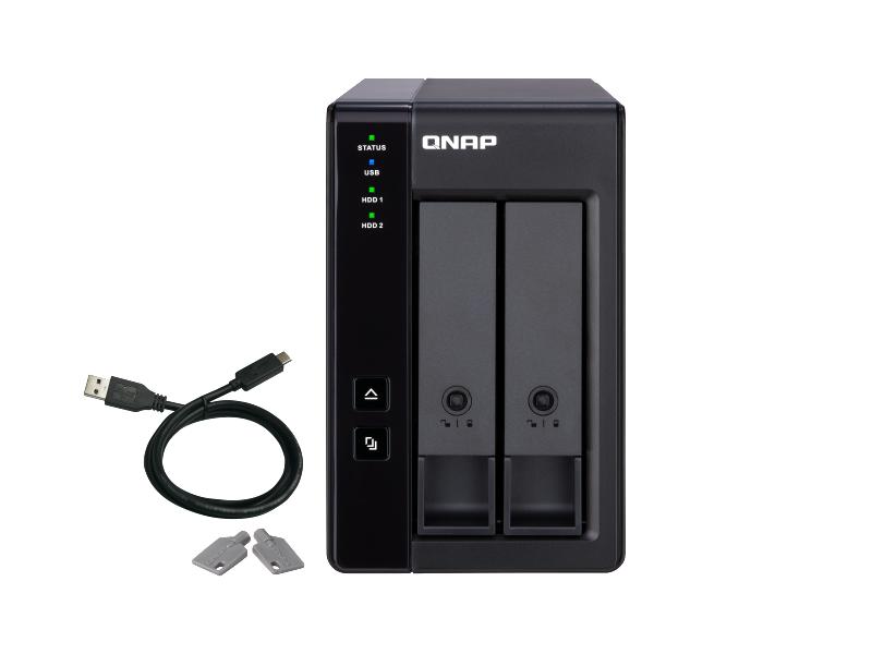 QNAP NAS-Erweiterungsgehäuse TR-002, 2-bay, USB 3.0