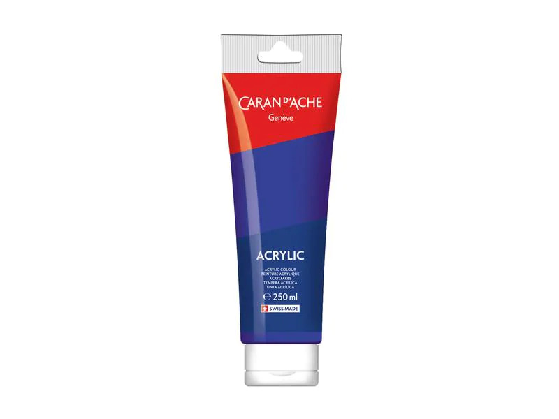Caran d'Ache Acrylfarbe 250 ml, Ultramarin