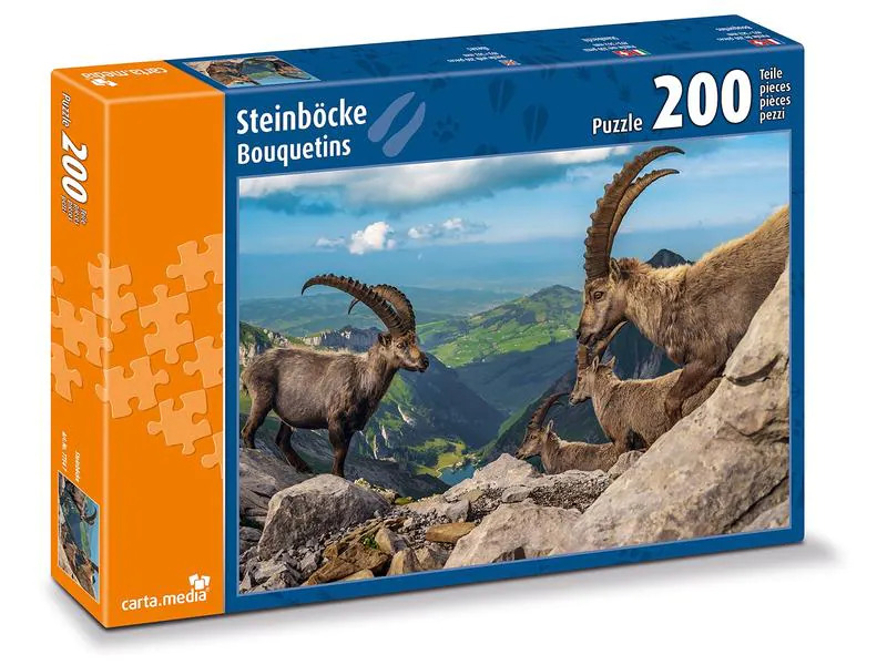 Carta.Media Puzzle Steinböcke
