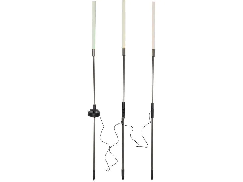 Star Trading Gartenlicht Solardekoration Bubbly, Mehrfarbig, 3er Set