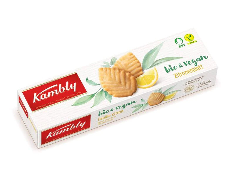 Kambly Guetzli Zitronenblatt Bio &amp; vegan 110 g
