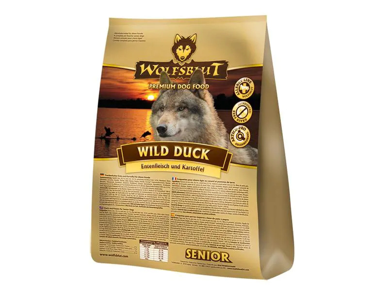 Wolfsblut Trockenfutter Dog Wild Duck Senior, 12.5 kg