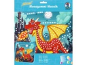 URSUS Moosgummi-Set Glitter Drache, Mehrfarbig