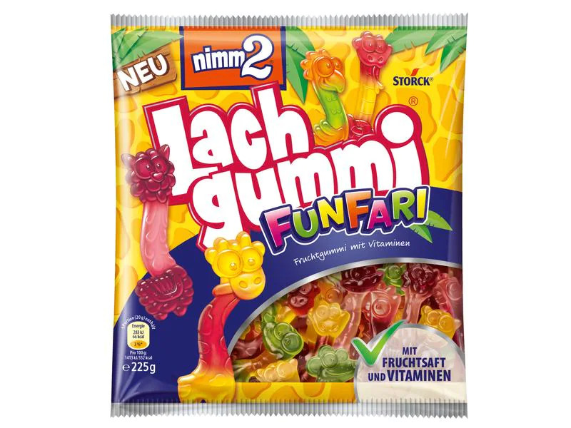 Storck Nimm2 Lachgummi FunFari 225 g