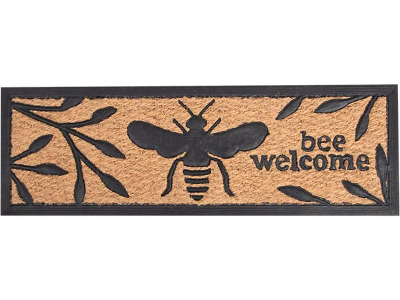 Esschert Design Fussmatte Biene 24.8 cm x 75.5 cm