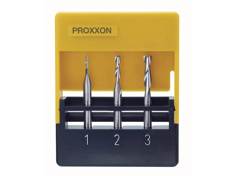Proxxon Fräser Vollhartmetall-Schaftfräsersatz 3 Teile