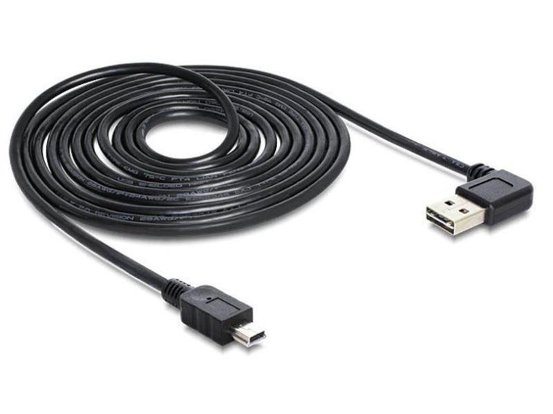 Delock USB 2.0-Kabel EASY-USB USB A - Mini-USB B 3 m