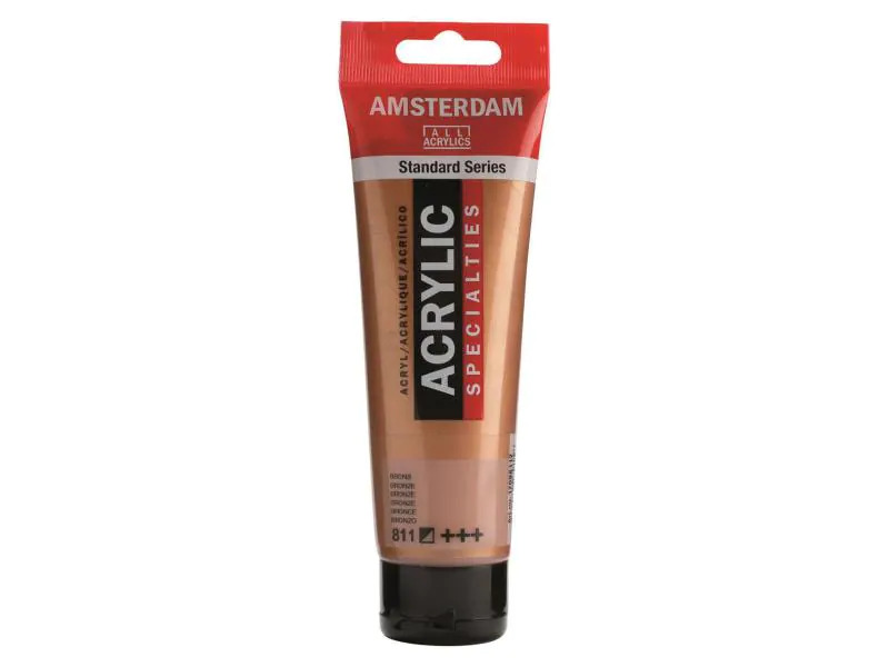 Amsterdam Acrylfarbe Standard 81 Bronze Halbdeckend, 120 ml