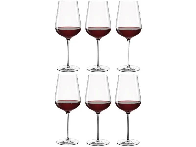 Leonardo Rotweinglas Brunelli 740 ml, 6 Stück, Transparent