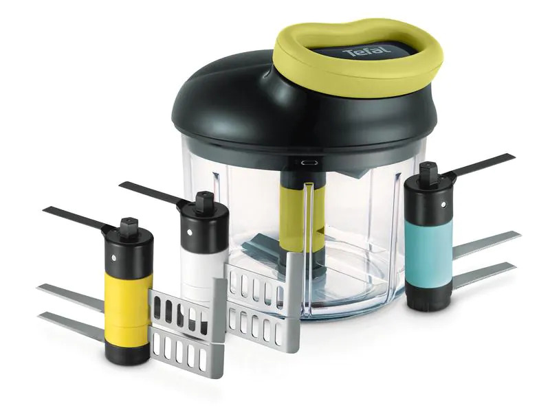 Tefal Hacker Ingenio mit 4 Einsätzen Schwarz