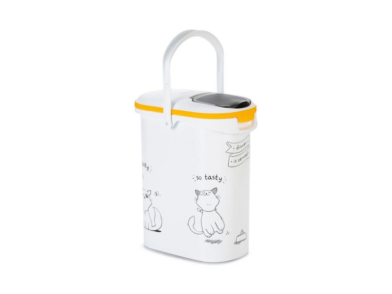 Curver Futtercontainer Katze Dinner is served 10 l mit Griff