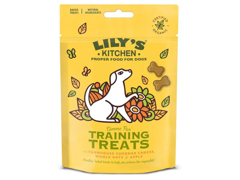 Lily's Kitchen Leckerli Bio Training Treats, Käse/Apfel, 80 g