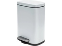 spirella Treteimer Poubelle Akira Matt 12 l, Weiss