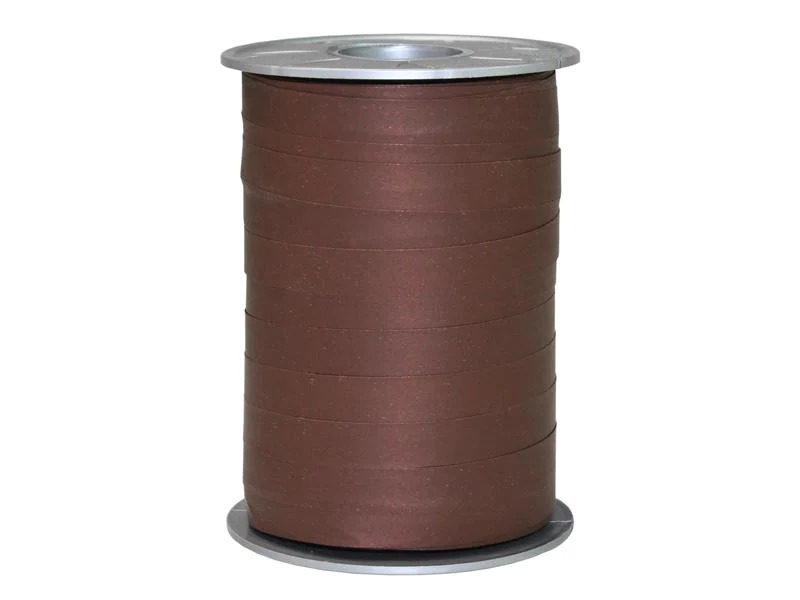 Pattberg Geschenkband Opak Matt 1 cm x 200 m: Farbe: Espresso Braun