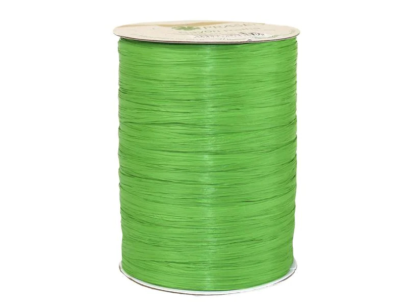 Pattberg Geschenkband Raffia Rayon 100 m, Apfelgrün