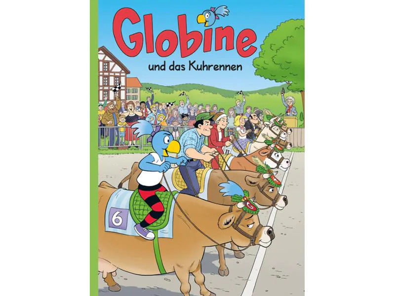 Globi Verlag Bilderbuch Globine und das Kuhrennen