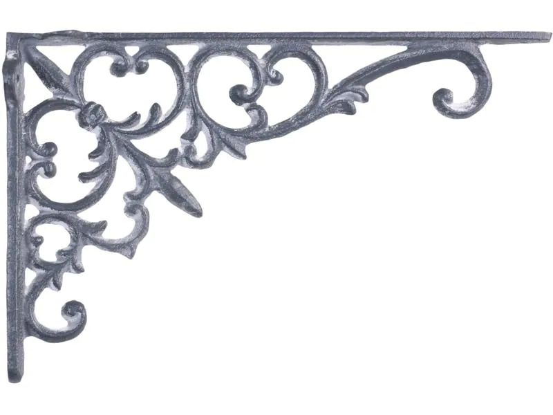 Chic Antique Regalträger 23.5 x 15.5 cm, Grau