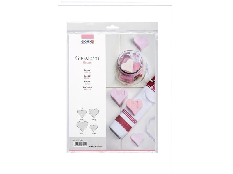 Glorex Giessform Herzen  50 - 65 mm