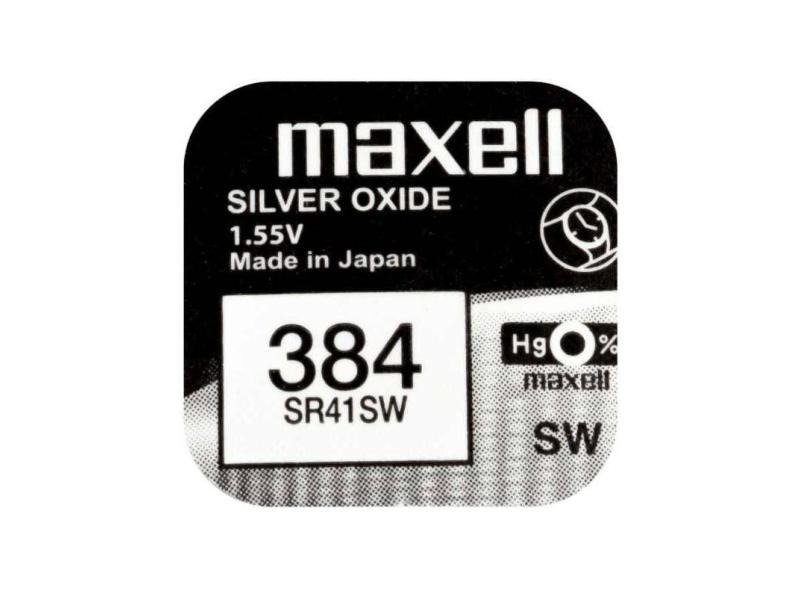 Maxell Europe LTD. Knopfzelle SR41SW 10 Stück