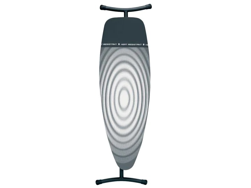 Brabantia Bügeltisch mit hitzebeständiger Parkzone, Titan Oval